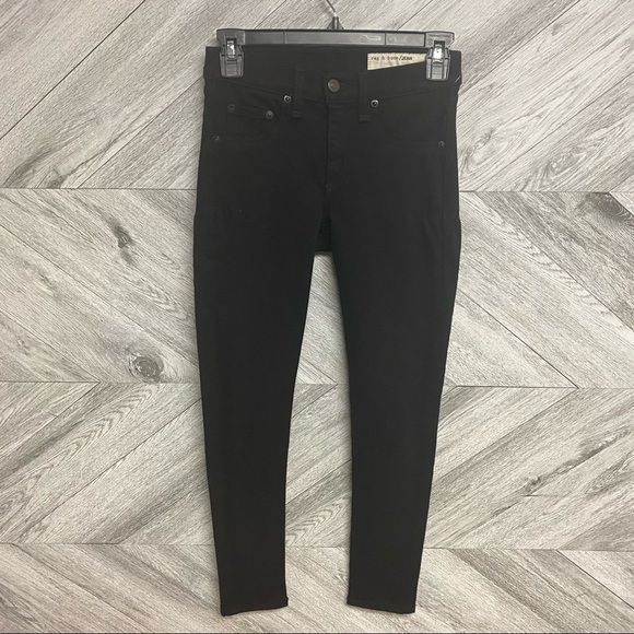 Rag & Bone | The Legging Jeans Blackout Size 26 - Picture 5 of 12